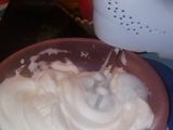 Pastel de raya blanca