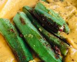 A picture of step 5 of Bhindi Fritters.