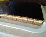 Mézes dobos csokimázzal recept fázis 7 fotója