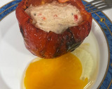 Foto del paso 4 de la receta: Pimiento asado relleno de atún y huevo en freidora de aire