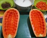 Foto langkah ke 4 dari resep Puding Pepaya.