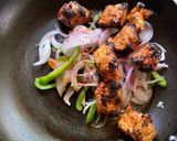 A picture of step 7 of Chicken Kathi Roll.