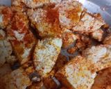 A picture of step 1 of Dhaba style paneer masala.
