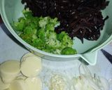 Foto langkah ke 1 dari resep Tumis Jamur Kuping Brokoli Tofu Saus Tiram.