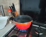 Háztáji kakaspörkölt nokedlivel recept fázis 4 fotója