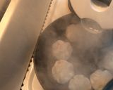 A picture of step 6 of Pan fried gluten free dumplings.