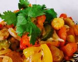 A picture of step 5 of Thai Red Curry Veg...With winter veggies.