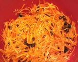 A picture of step 3 of Carrot Coconut Salad.