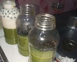 Foto langkah ke 5 dari resep Creamy Matcha Sago Puding Sedot.
