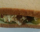 A picture of step 7 of Fried Egg and Salmon Sandwich.