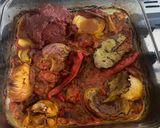 A picture of step 7 of Baked Beef Jollof Rice.