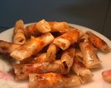Hình bước làm 1 của món Bánh mì kẹp chả ram