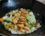 Foto langkah ke 5 dari resep Sapo Tahu Seafood.
