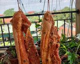Hình bước làm 3 của món Ba rọi một nắng