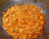 A picture of step 7 of Jhinge Chicken Posto (Chicken with Ridge gourd and poppy seeds).