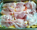 Tepsis hús krumplival és jázmin rizzsel 😊 recept fázis 5 fotója