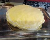 Hình bước làm 7 của món Hokkaido milk crepe