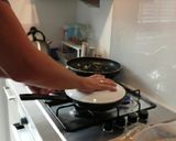 A picture of step 6 of Spanish Omelette.
