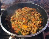 Foto del paso 1 de la receta: Revuelto de verduras y queso