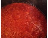 A picture of step 2 of Snow rice with chicken soup.