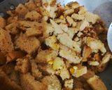 A picture of step 2 of Bread poha.