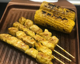 Foto del paso 1 de la receta: Cena saludable! Pincho moruno de pollo, tomatillos con orégano y mazorcas a la parrilla 🌽🌽🌽