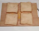 A picture of step 1 of Banana Nutella Caramelised Toast.