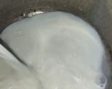 A picture of step 1 of Banana apple jelly custard 🍏🍌.