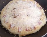 Foto langkah ke 4 dari resep Pizza Teflon Ekonomis | Tanpa Telur.
