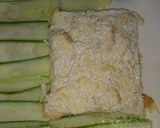 A picture of step 3 of Sandwich at any time...new style you will love to eat.