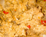 Foto del paso 3 de la receta: Albóndigas de soja texturizada, con trigo bulgur y papas fritas!!