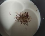 Gambar langkah 1 resipi Badami Rava Burfi.