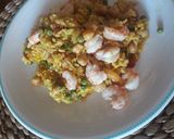 Paella csicseriborsóval és zöldborsóval (+rák) -spanyolos ételek recept fázis 6 fotója