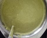 A picture of step 2 of Moong dal chilla.