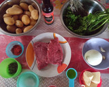 Foto del paso 1 de la receta: Filete al perejil con papas rústicas