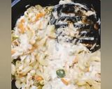A picture of step 2 of Chicken Veggie pasta.
