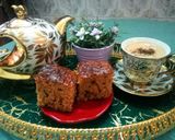 صورة لخطوة 1 من وصفة 🍰 كيكه التمر وجوز القلب بنكهةالهيل والقرفه 🍰