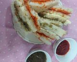 A picture of step 3 of Paneer carrot chattny sandwiches/ special republic day.