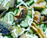 Hình bước làm 2 của món 🥒🥗 Salad da cá sấy giòn 💚