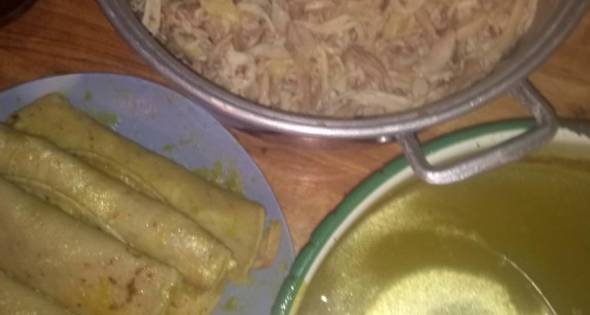 Como Hacer Enchiladas Verdes De Pollo Cocinar En Casa