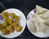 A picture of step 4 of Pizza Samosa.