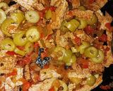 Foto del paso 7 de la receta: Empanadas vegetarianas de "no pollo", huevo y aceitunas