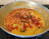 A picture of step 9 of Kerala Style Raw Banana Curry.
