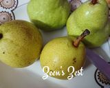 A picture of step 1 of Malai Babugosha or Indian Pear.