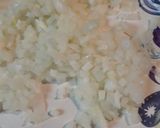 A picture of step 1 of Chili & Cornbread Stuffing Casserole.