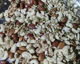 A picture of step 2 of Gond dryfruit laddoo.