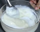 A picture of step 1 of Chocolate spong cake.