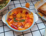 Hình bước làm 2 của món Cocktail trái cây
