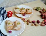 عکس مرحله 1 از دستور قطاب پسته ای