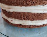 Áfonyás karamelltorta"félpucéran" gluténmentesen recept fázis 11 fotója